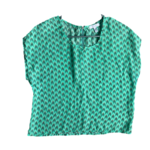 Delia’s Sheer Aqua Medium Shirt